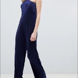 ASOS DESIGN navy jumpsuit